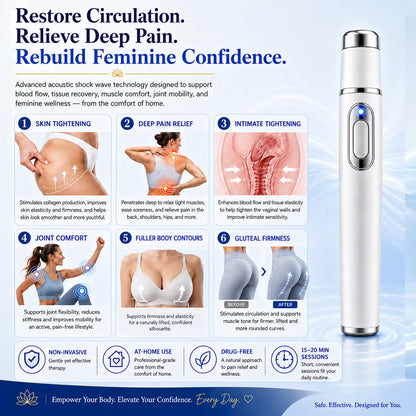 Advanced Acoustic Shockwave Massager - Deep Muscle & Joint Relief