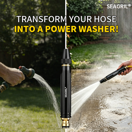 High Pressure Power Washer Wand - Transform Your Garden Hose into a Hydro Jet