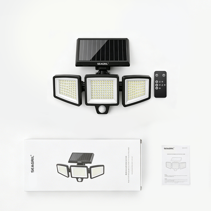 SEAGRIL® Pro-Solar Motion Light | 270° Wide-Angle & IP65 All-Weather - Wireless Security Solution