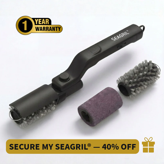 SEAGRIL® LZ-8057 | The Original 3-Speed High-Torque Electric Grill Brush (2026 Pro Edition)