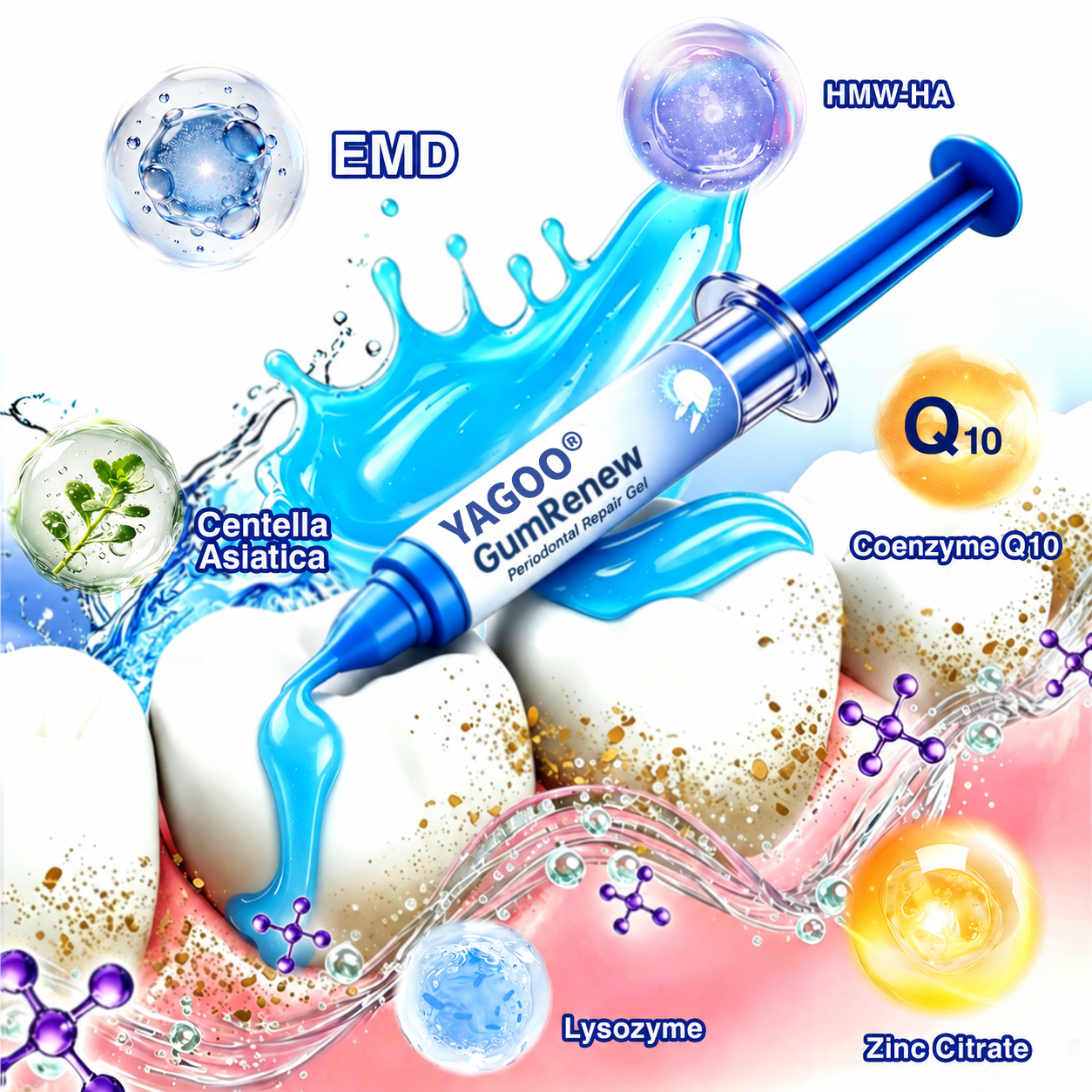 YAGOO® Advanced Gum Therapy Gel for Receding Gums & Loose Teeth
