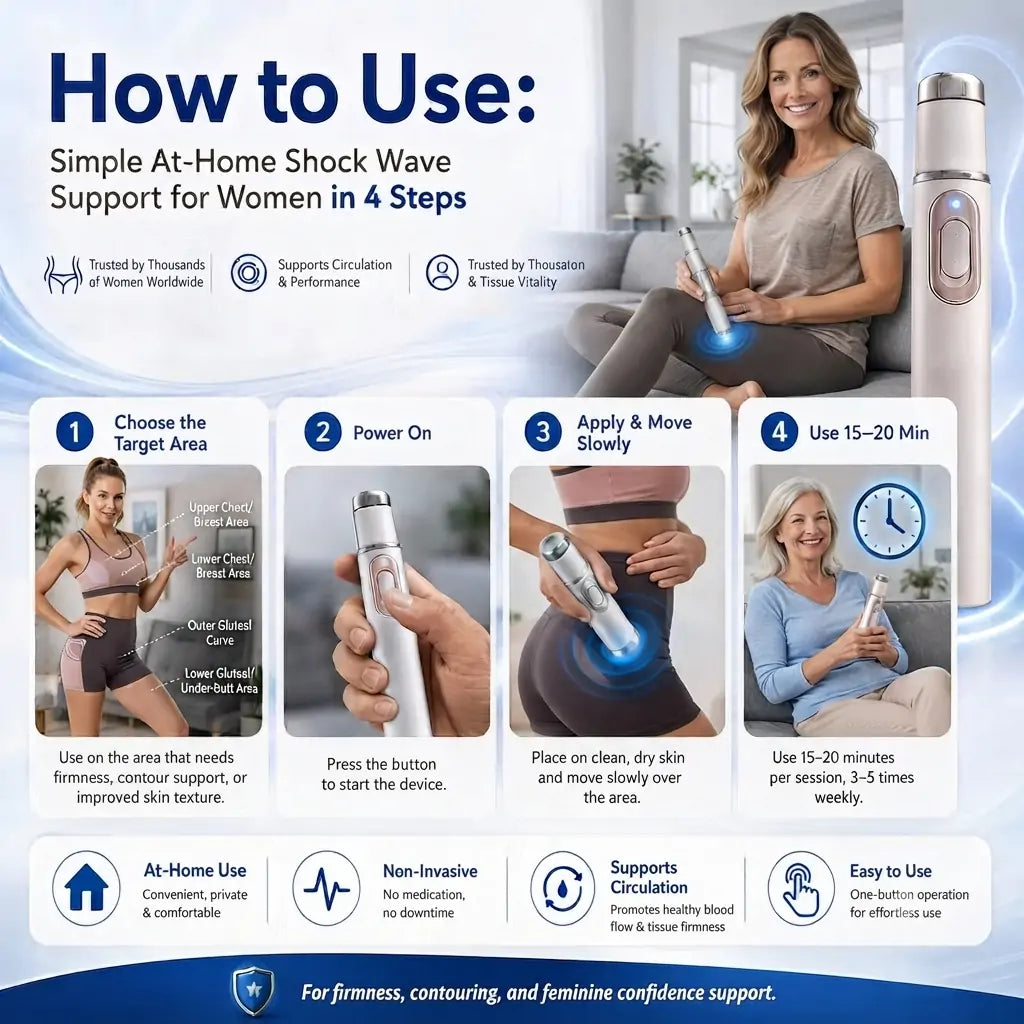 Advanced Acoustic Shockwave Massager - Deep Muscle & Joint Relief