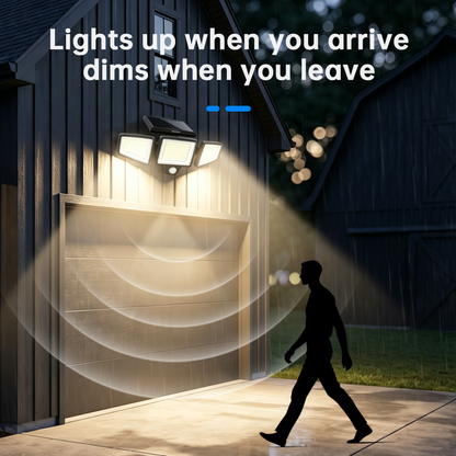 SEAGRIL® Pro-Solar Motion Light | 270° Wide-Angle & IP65 All-Weather - Wireless Security Solution