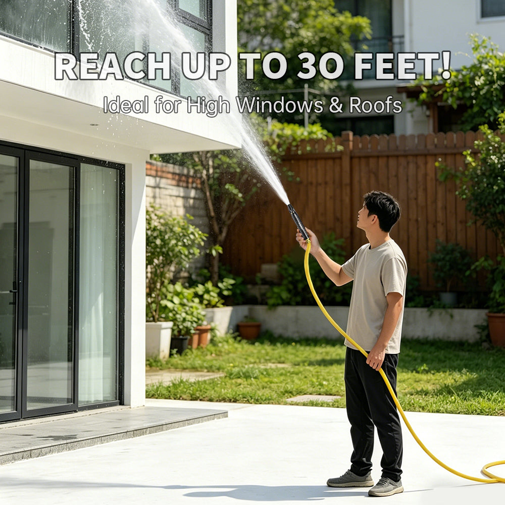 High Pressure Power Washer Wand - Transform Your Garden Hose into a Hydro Jet