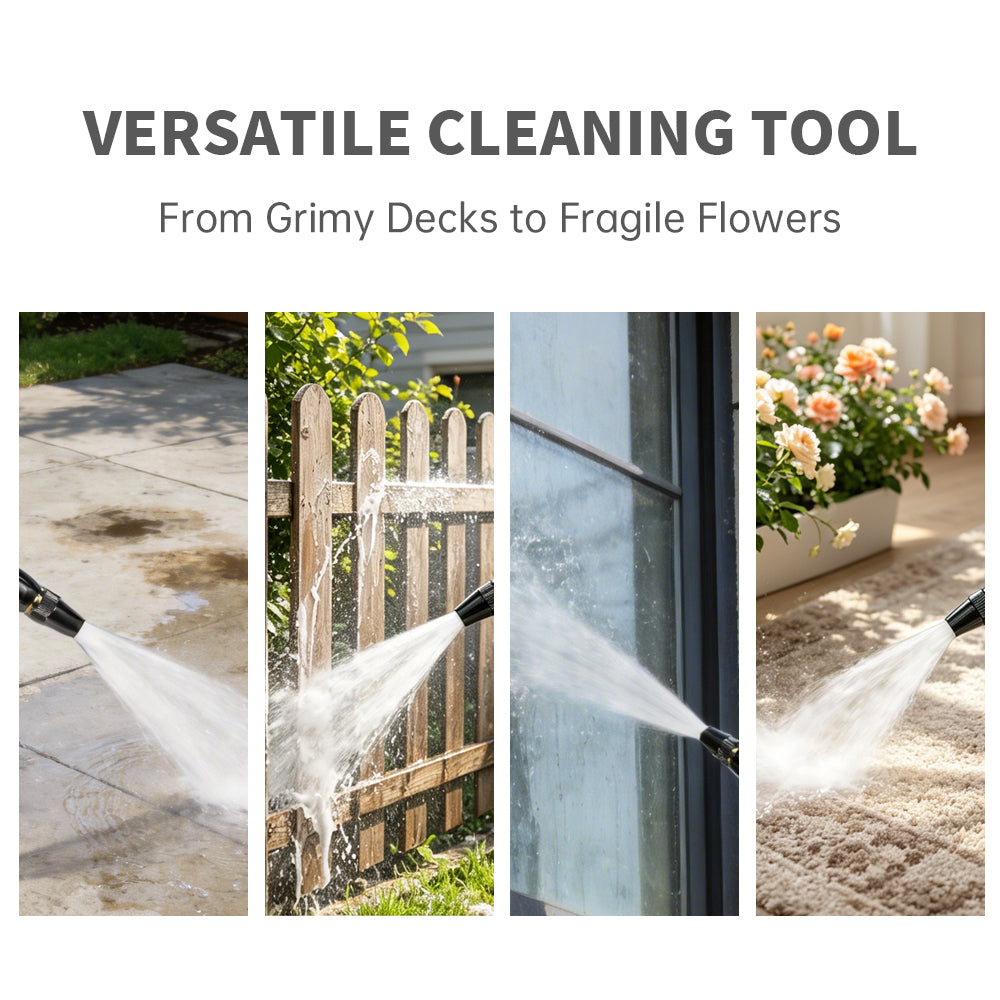 High Pressure Power Washer Wand - Transform Your Garden Hose into a Hydro Jet