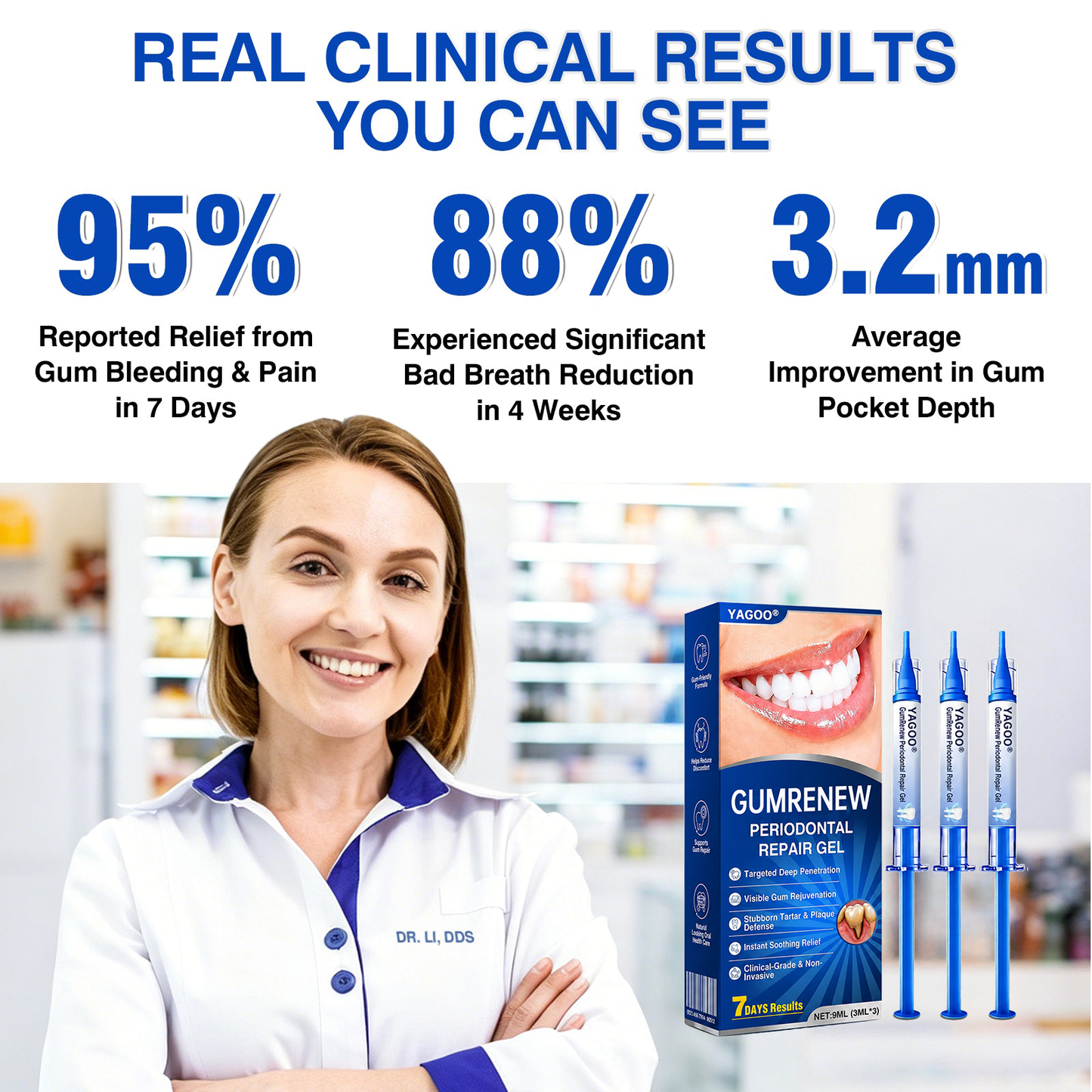 YAGOO® Advanced Gum Therapy Gel for Receding Gums & Loose Teeth