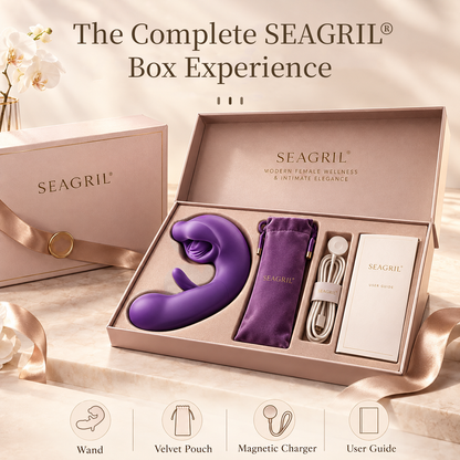 SEAGRIL® Dual-Motion Personal Massager - Air Pulse & Targeted Vibration Wellness Tool