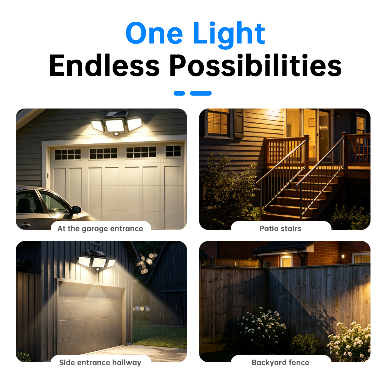 SEAGRIL® Pro-Solar Motion Light | 270° Wide-Angle & IP65 All-Weather - Wireless Security Solution