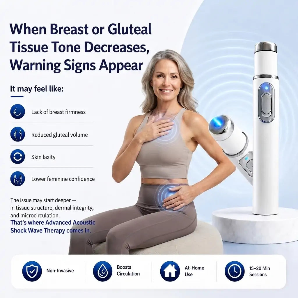 Advanced Acoustic Shockwave Massager - Deep Muscle & Joint Relief