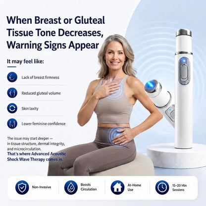 Advanced Acoustic Shockwave Massager - Deep Muscle & Joint Relief