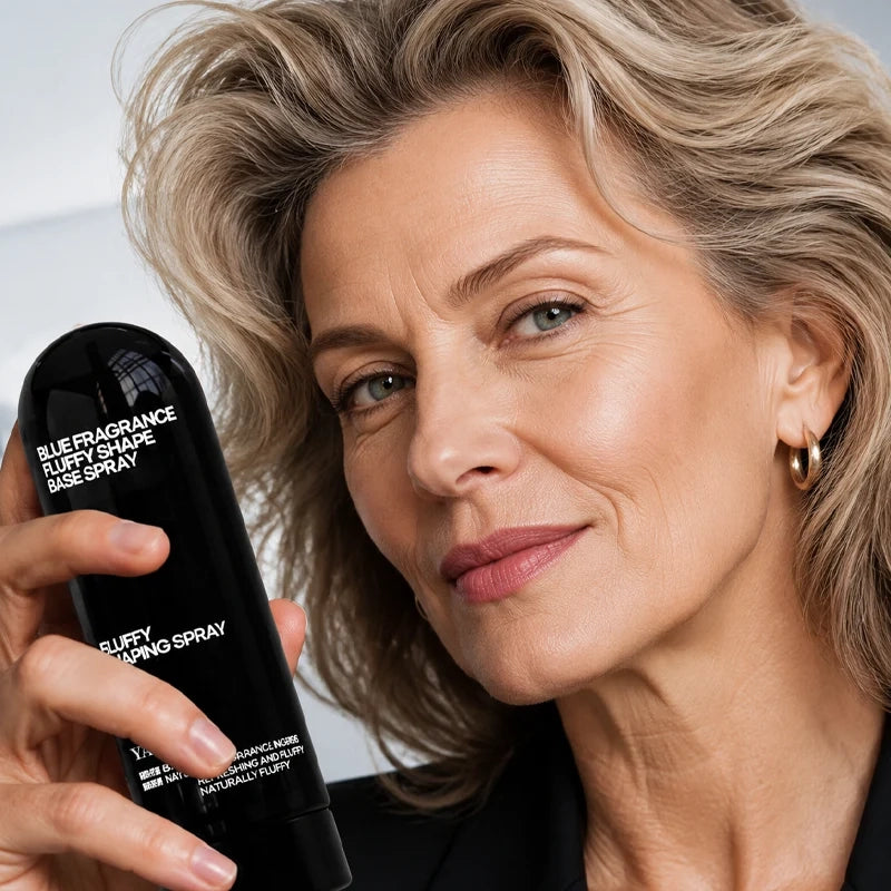 🍑✨Haar‑Volumen‑Spray mit Pfirsichduft, langanhaltend, gibt mehr Fülle, leichtes Styling‑Spray für glattes, flaches Haar